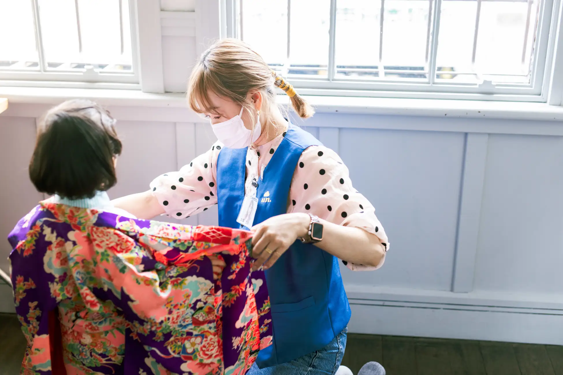 窓辺のポートレート