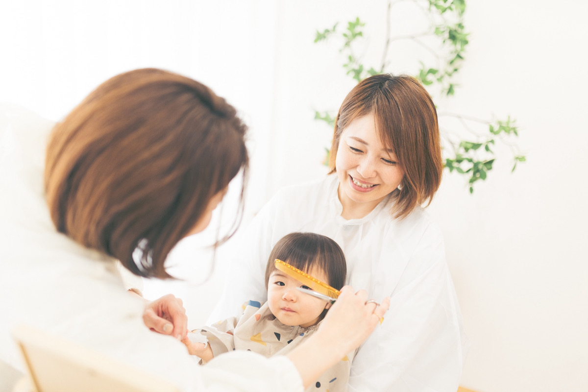 子育て中のご家庭への訪問美容