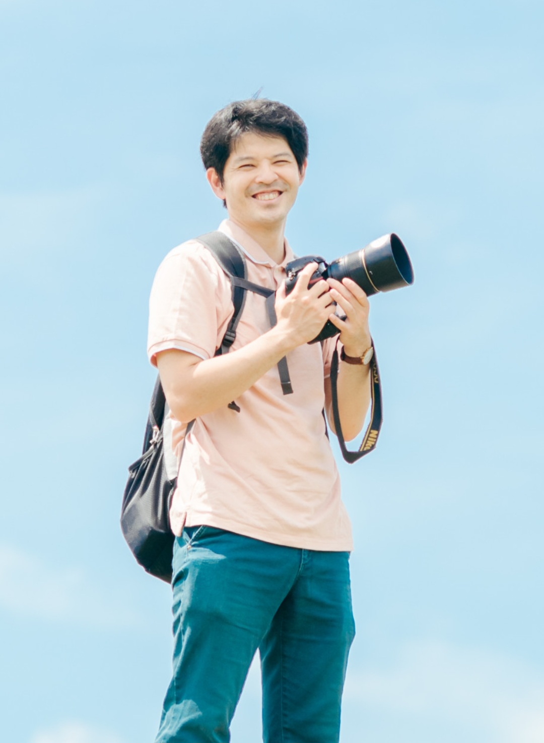 フォトグラファー谷口慶光さん本人